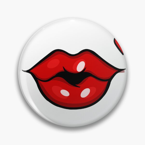 Item preview, Sassy lips with hearts designed and sold by anjanaartz.