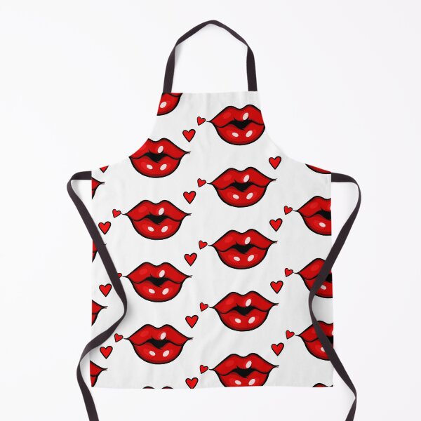 Item preview, Sassy lips with hearts designed and sold by anjanaartz.