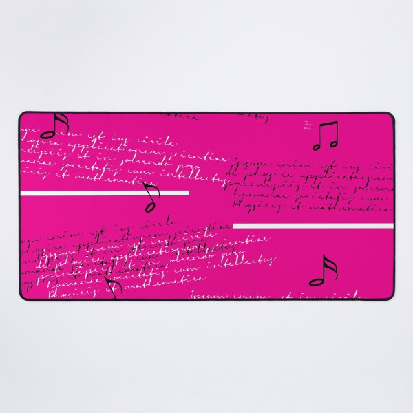Item preview, Words and Music Notes patterns Pink designed and sold by bloodberi.