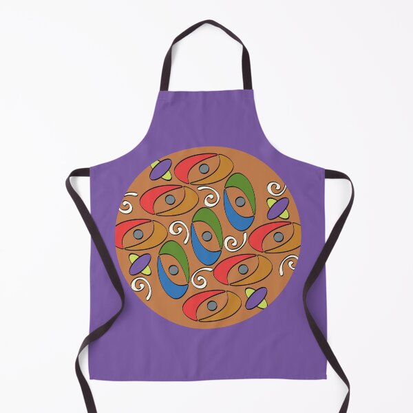 Item preview, Balance Pattern_Round_Golden_Purple designed and sold by Mimi Huang.