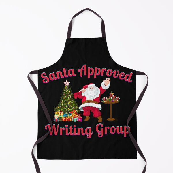 Item preview, Santa Approved Writing Group- Black Background designed and sold by TheKnightWriter.