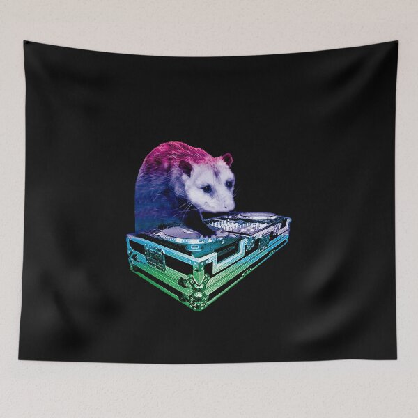 Item preview, Rainbow DJ Opossum  designed and sold by DFerraz.