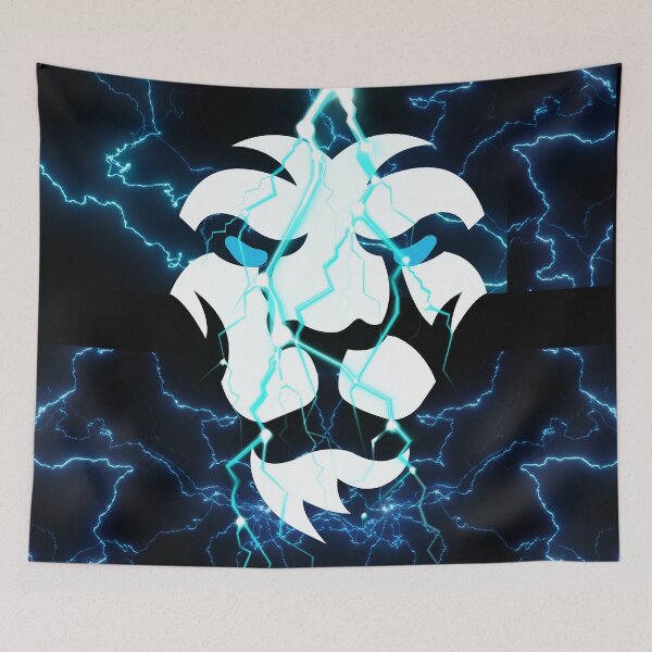 Item preview, Blue Lightning Lion Portrait designed and sold by Mark Cannon.