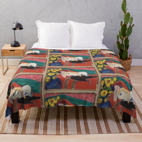 Aperçu de l'œuvre Ernst Ludwig Kirchner Femme allongée dans une chemise blanche Ludwig Kirchner créée et vendue par TeeARTHY.