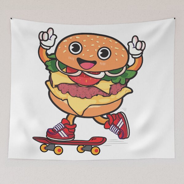 Item preview, Skater Burger designed and sold by plushism.