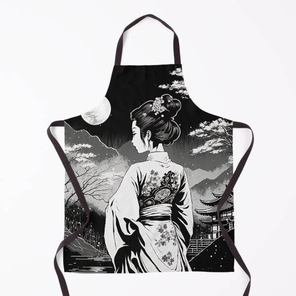 Artikelvorschau, Full Moon Geisha entworfen und verkauft von BellasArtStudio.