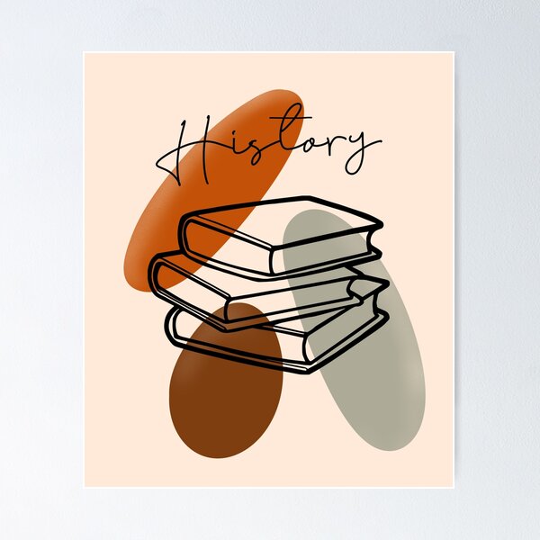 Item preview, History books time boho artwork  designed and sold by TipTopTapo.