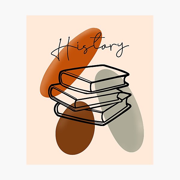 Item preview, History books time boho artwork  designed and sold by TipTopTapo.