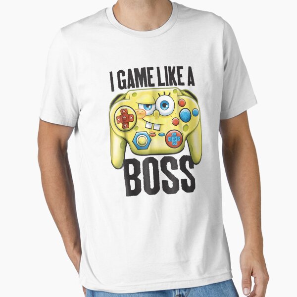 Vista previa del artículo con la obra «Camiseta Bob Esponja SquarePants I Game Like A Boss», diseñado y vendido por Thomas236.