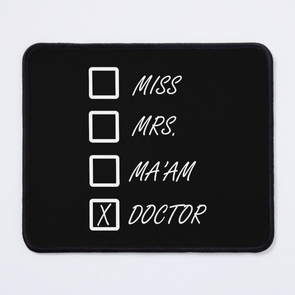 Item preview, Female Doctor Title Pronouns Checklist White Text designed and sold by M-L-Creations.