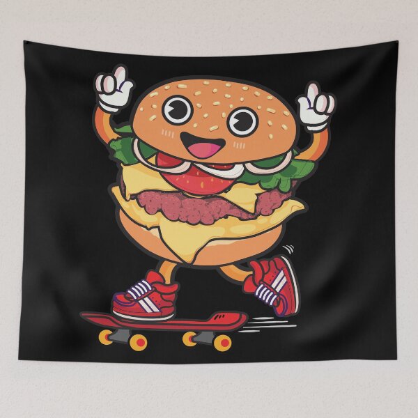 Item preview, Skater Burger designed and sold by plushism.