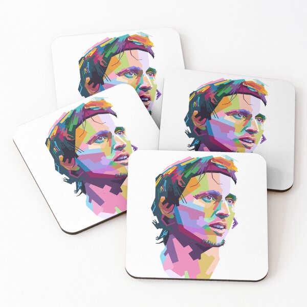 Item preview, Luka Modric Croatian Real Madrid Football Player - Pop Art designed and sold by Realvebs.