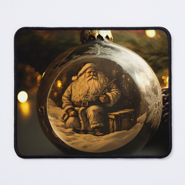Item preview, Christmas Ornament Classic Santa designed and sold by AICreateWorlds.