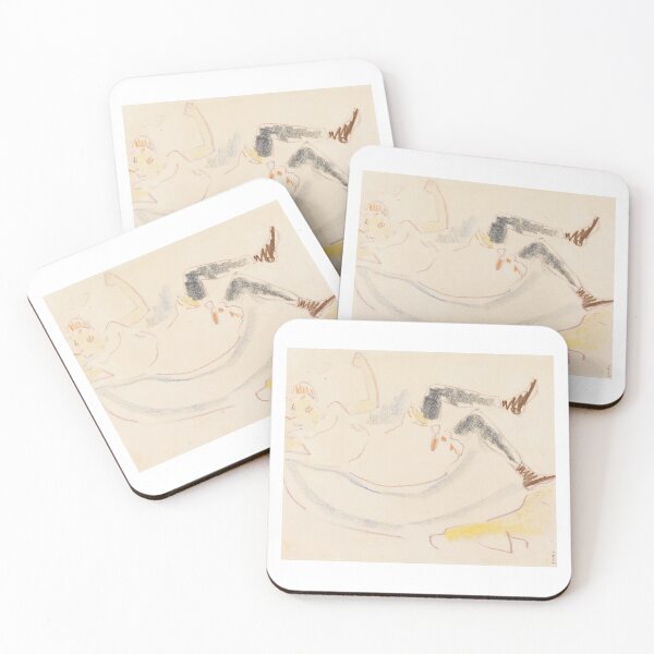 Item preview, Ernst Ludwig Kirchner Liegendes Mädchen chica acostada designed and sold by TeeARTHY.