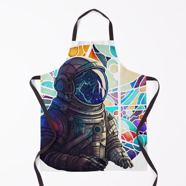 Item preview, Stained Glasstronaut designed and sold by Midsized King.