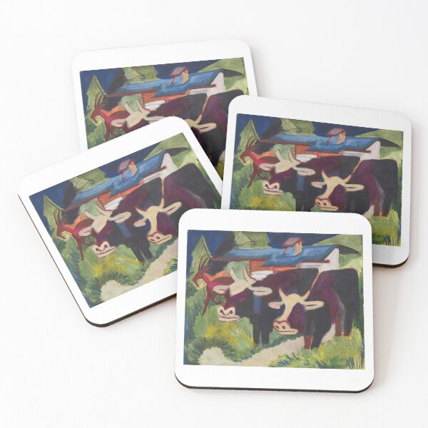 Item preview, Ernst Ludwig Kirchner Kühe auf der Alp vacas en los Alpes Ludwig Kirchner designed and sold by TeeARTHY.