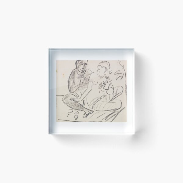 Item preview, Ernst Ludwig Kirchner   Hockendes Paar (wohl nach Ajanta) (1910) designed and sold by TeeARTHY.