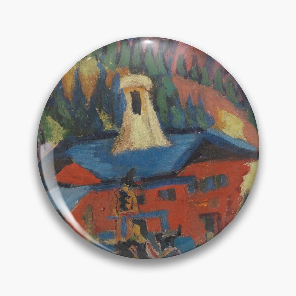 Item preview, Ernst Ludwig Kirchner Haus auf der Staffel (1918) house on the echelon designed and sold by TeeARTHY.
