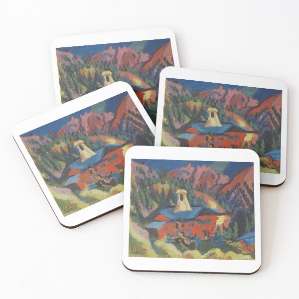 Item preview, Ernst Ludwig Kirchner Haus auf der Staffel (1918) house on the echelon designed and sold by TeeARTHY.