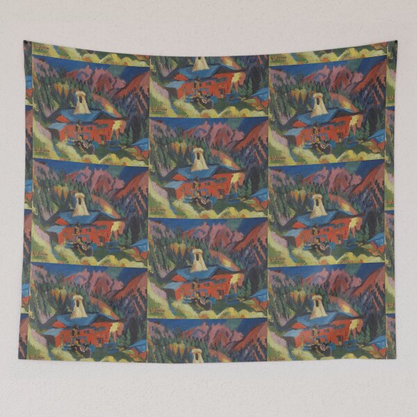 Item preview, Ernst Ludwig Kirchner Haus auf der Staffel (1918) house on the echelon designed and sold by TeeARTHY.