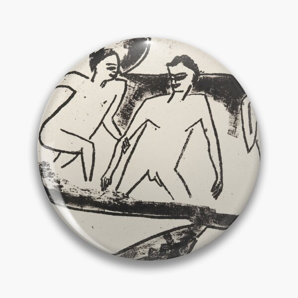 Item preview,  Ernst Ludwig Kirchner   Drei Akte im Wasser, Moritzburg (1910) Three nudes in the water, Moritzburg designed and sold by TeeARTHY.