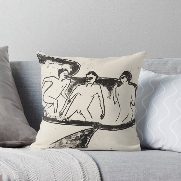 Item preview,  Ernst Ludwig Kirchner   Drei Akte im Wasser, Moritzburg (1910) Three nudes in the water, Moritzburg designed and sold by TeeARTHY.