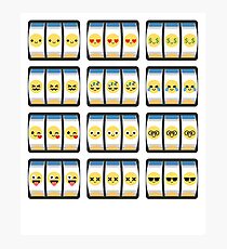 Slot Machine Emoji Photographic Print