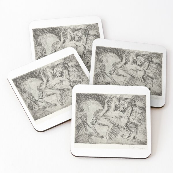 Item preview, Ernst Ludwig Kirchner  Acrobat on a Horse (Voltigeuse zu Pferd) (1913) designed and sold by TeeARTHY.