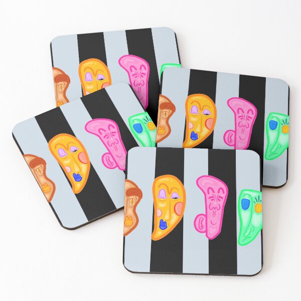 Item preview, abstract faces designed and sold by b4byt00th.
