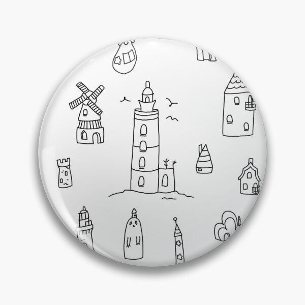 Item preview, Wonky Doodle Town designed and sold by moonlitdoodl.