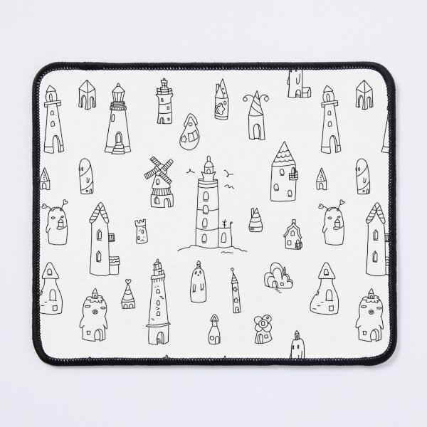 Item preview, Wonky Doodle Town designed and sold by moonlitdoodl.