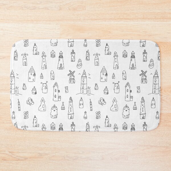 Item preview, Wonky Doodle Town designed and sold by moonlitdoodl.