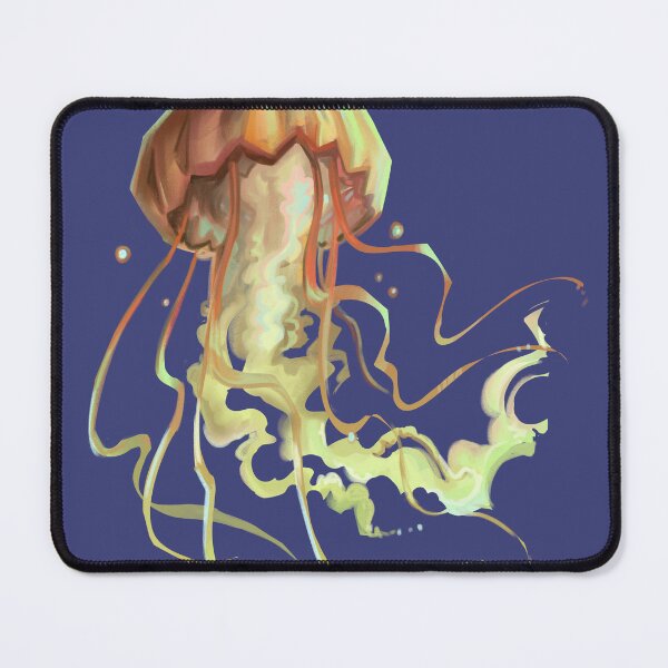 Item preview, Black Sea nettle jellyfish designed and sold by WormLasagna.