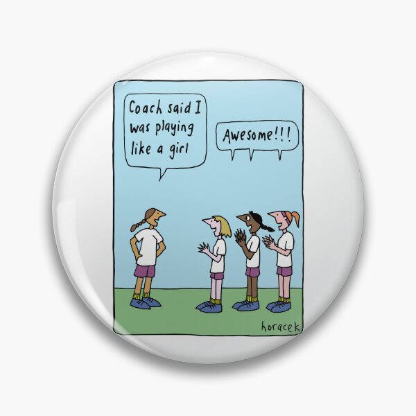 Item preview, Playing Like a Girl designed and sold by judyhoracek.
