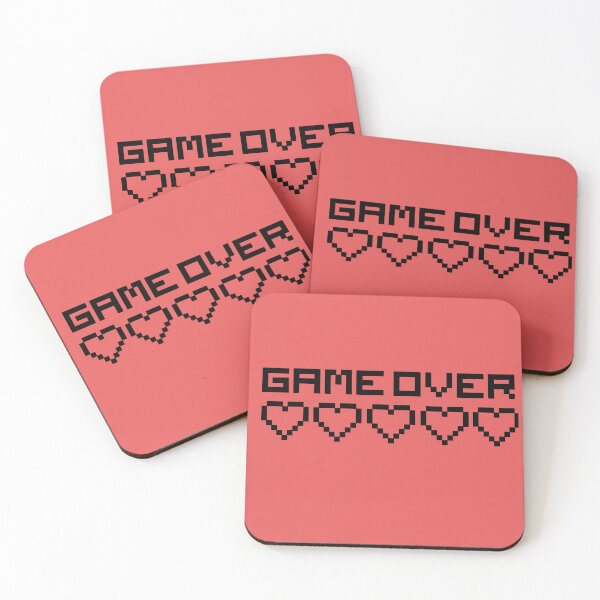Item preview, Gaming Hearts, Game over designed and sold by MoonLilly18.