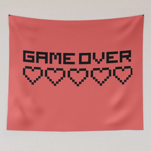 Item preview, Gaming Hearts, Game over designed and sold by MoonLilly18.