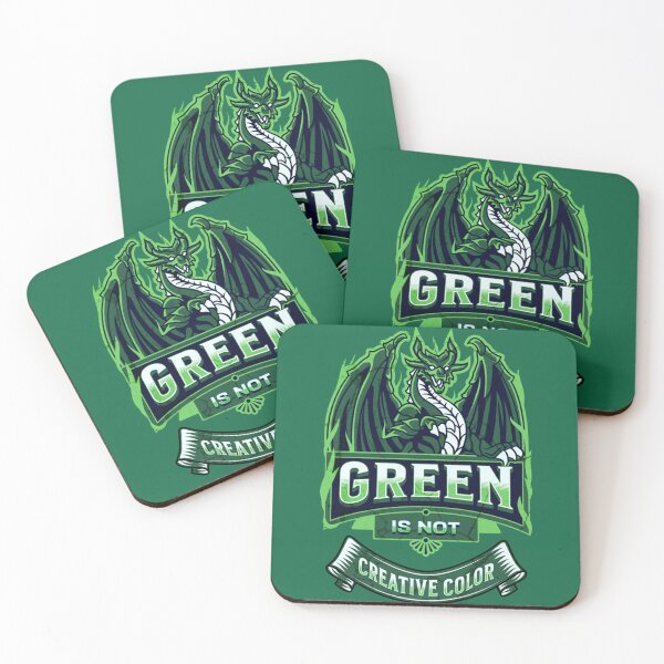 Item preview, Green Is Not a Creative Color - green dragon                  designed and sold by UKAmobile.
