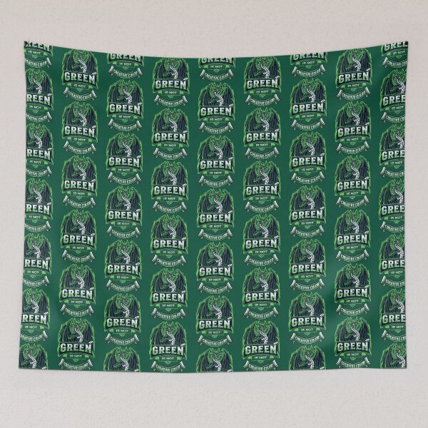 Item preview, Green Is Not a Creative Color - green dragon                  designed and sold by UKAmobile.