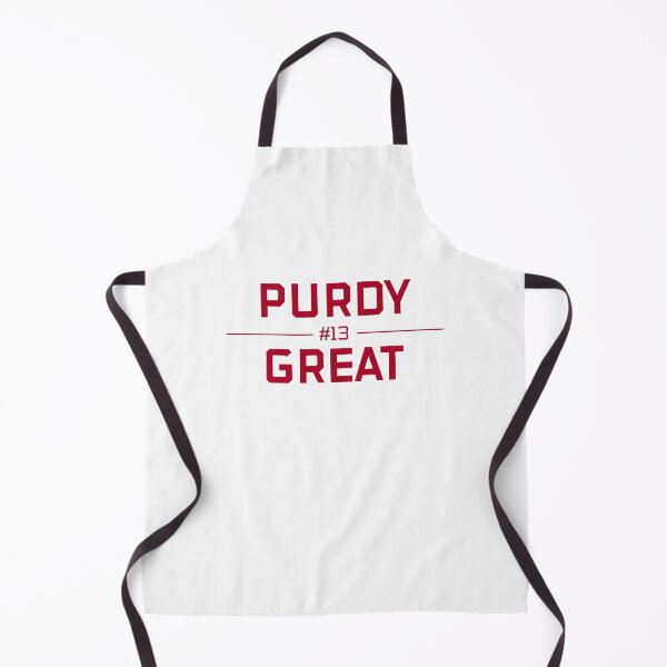 Item preview, Purdy Great red block letters Brock Purdy starting quarterback designed and sold by Sports-Stickers.
