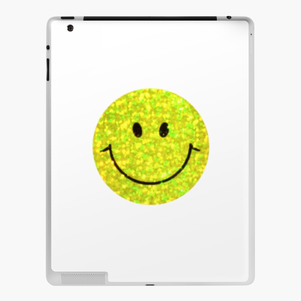 90S Glitter Smiley Face Sticker Art Board Print for Sale by ChelsiaDawn23