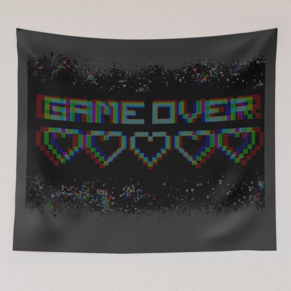 Item preview, Gaming Hearts, Game over designed and sold by MoonLilly18.