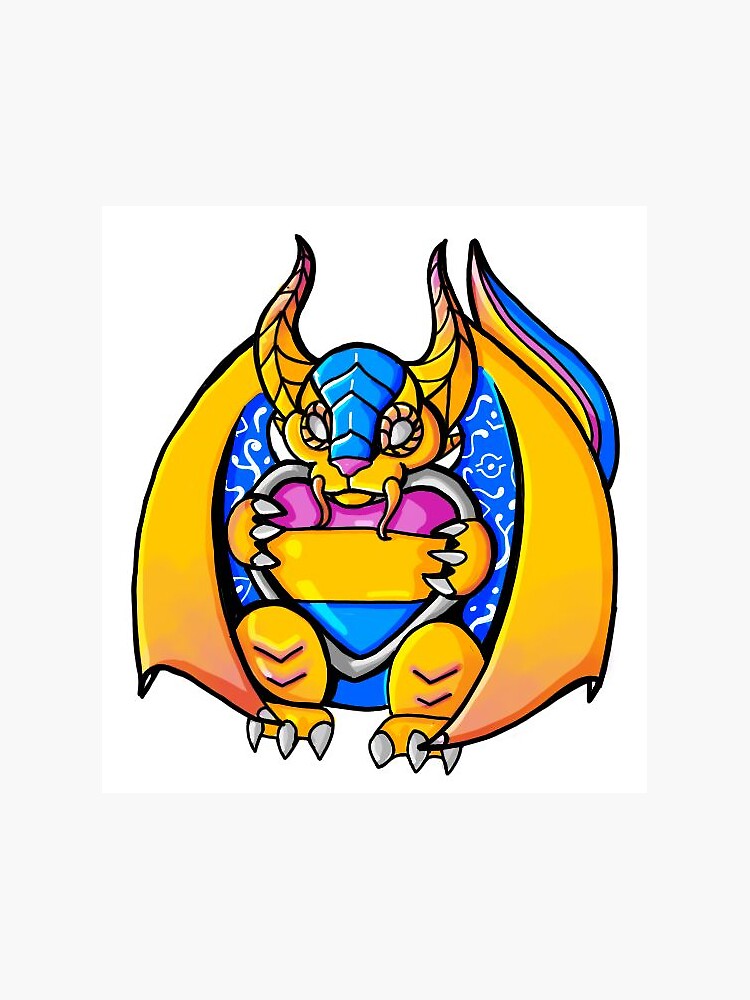 Pansexual Pride Dragon Sticker For Sale By Shays Arts123 Redbubble