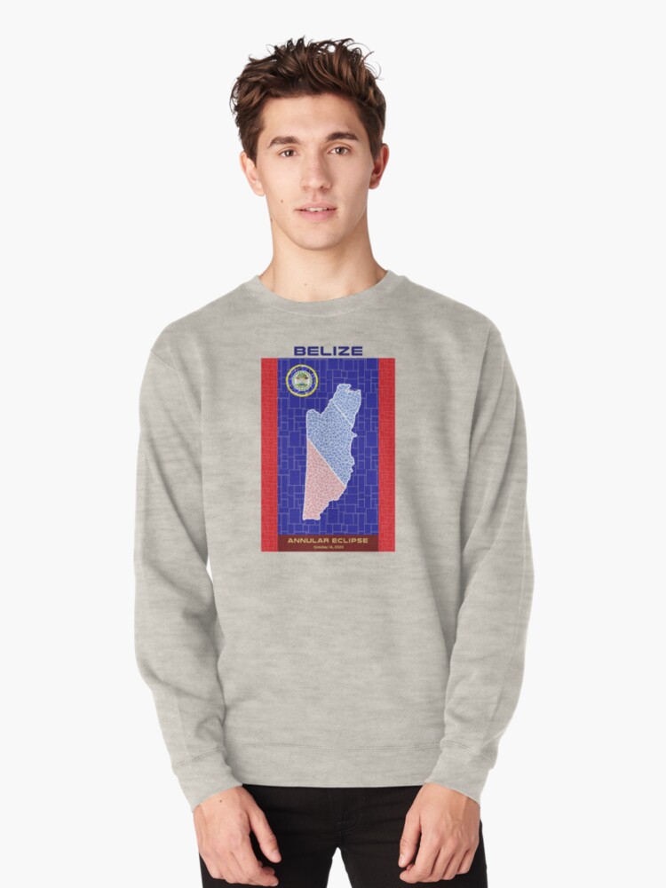 Thumbnail 1 of 5, Pullover Sweatshirt, Belize Annular Eclipse 2023 designed and sold by Eclipse2024.