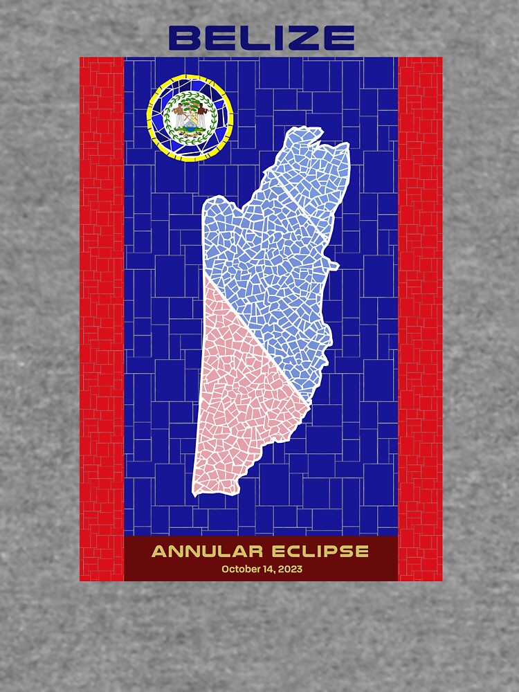 Thumbnail 5 of 5, Lightweight Sweatshirt, Belize Annular Eclipse 2023 designed and sold by Eclipse2024.