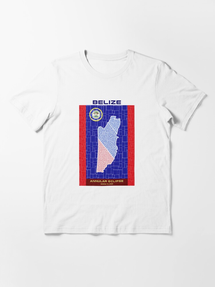 Thumbnail 3 of 7, Essential T-Shirt, Belize Annular Eclipse 2023 designed and sold by Eclipse2024.