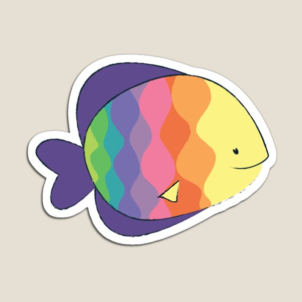 Rainbow fishes Magnet