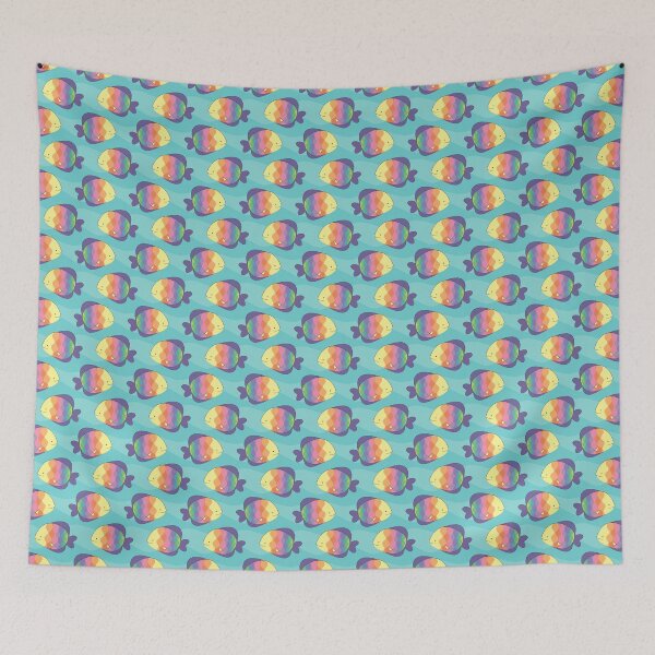 Item preview, Rainbow fishes designed and sold by Petits Pixels.