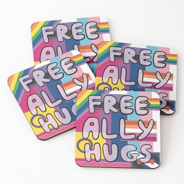 Item preview, Free Ally Hugs designed and sold by QueeriousPups.