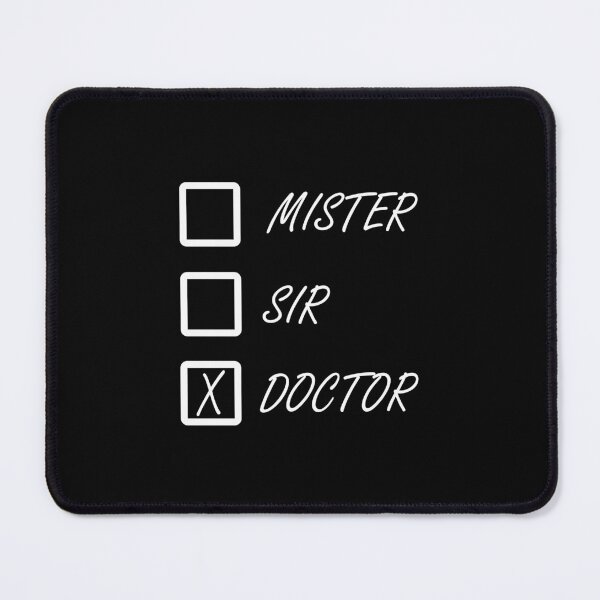 Item preview, Male Doctor Title Pronouns Checklist White Text designed and sold by M-L-Creations.