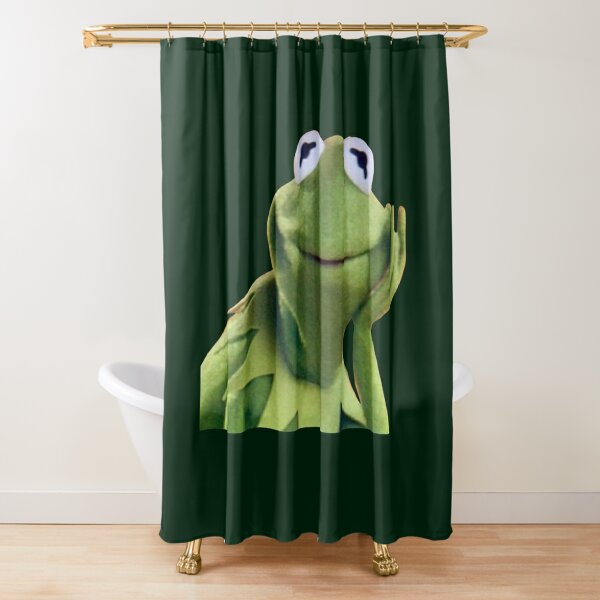 Kermit Frog Shower Curtain Hooks Rings, Shower Curtain Rings Roller,  Stainless Steel Round Shower Rings Hangers for Bathroom Curtains Rods 12pcs  Get : : Home